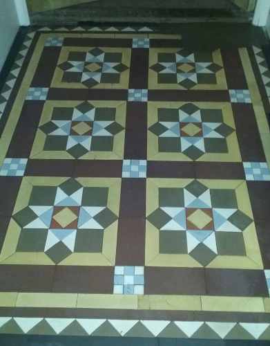Victorian Floor - After- Swansea Carpet Cleaning