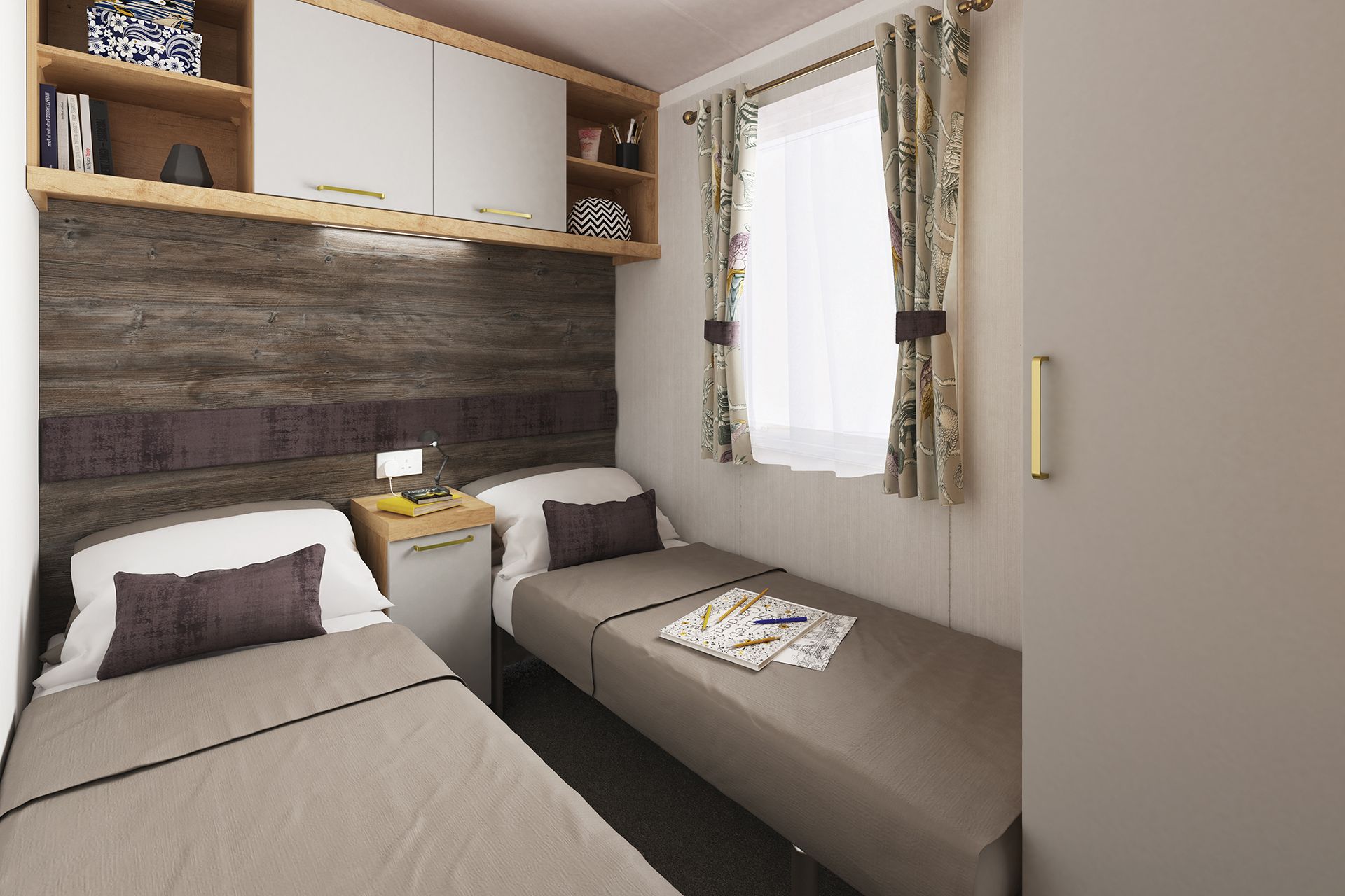 2025 Swift Bordeaux Twin Bed