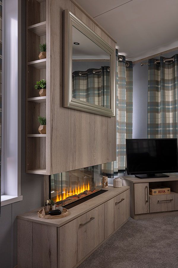 2025 Love Whinfell Lodge fireplace