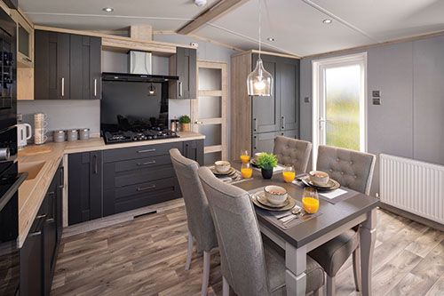 2025 Love Whinfell Lodge kitchen-from-lounge