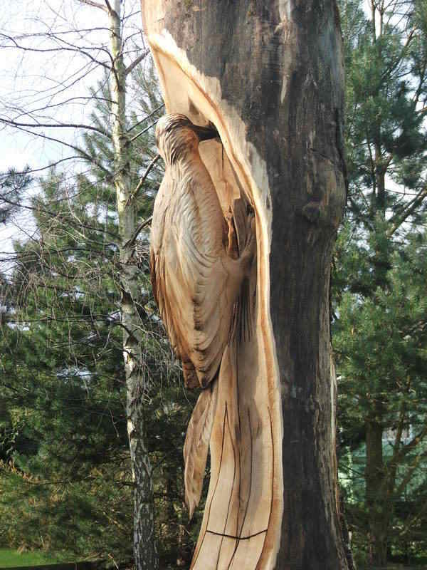 Sculpture - Giant Woodpecker
