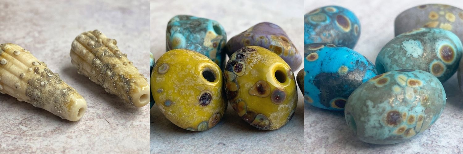 Selection of handmade bead designs