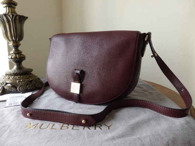Mulberry Tessie Satchel in Oxblood Soft Small Grain Leather - SOLD