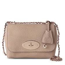 Mulberry Lily Regular in Powder Beige Maxi Grain with Rose Gold Hardware - SOLD