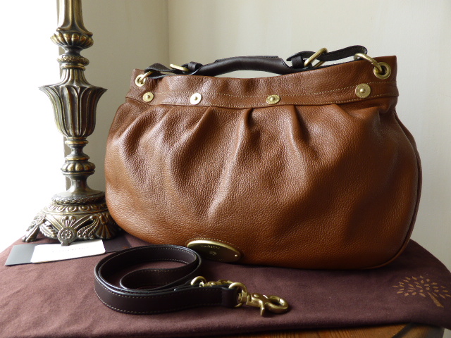 Mulberry East West Mitzy Hobo in Oak Pebbled Leather  - SOLD