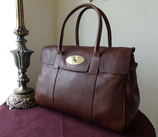 Mulberry Bayswater Special in Cognac Handboarded Goat Leather - SOLD