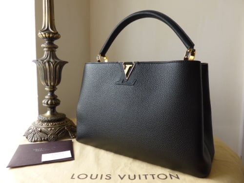 Louis Vuitton Capucines MM Noir Ref 3