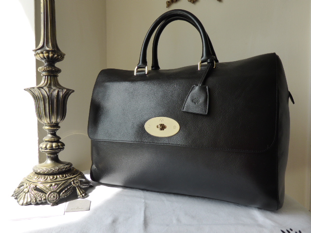 Mulberry Oversized Del Rey in Black Soft Spongy Leather - SOLD