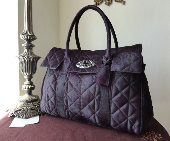 Mulberry Bayswater in Quilted Red Onion Haircalf - SOLD