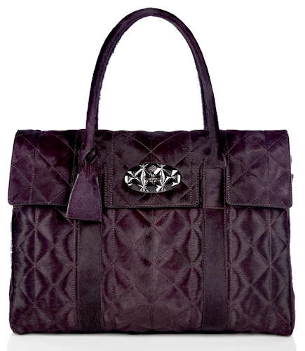Mulberry Bayswater in Quilted Red Onion Haircalf - SOLD