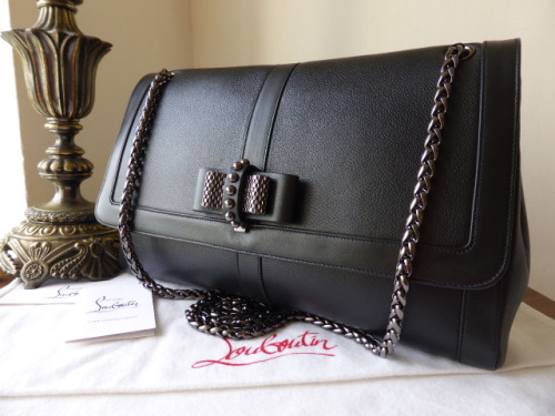 Christian Louboutin Sweet Charity Large Gaia Calf Leather Shoulder Bag in B