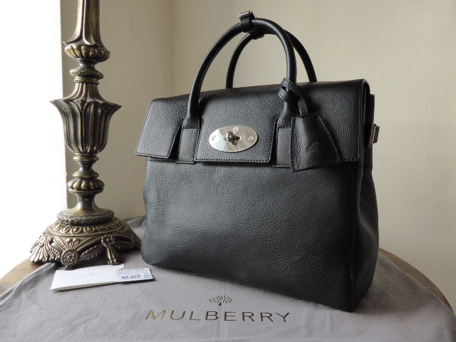 Mulberry Cara Delevingne Bag in Black Natural Leather - SOLD