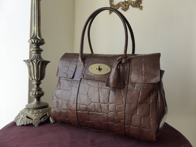 Mulberry Bayswater in Chocolate Congo Leather 