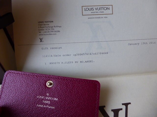 Authentic LV Louis Vuitton Plum Lt. Purple 15mm Designer Charm