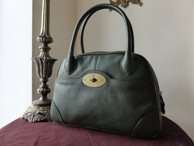 Mulberry Rachel in Bottle Green Natural Vegetable Tanned Leather
