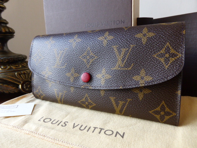 Louis Vuitton Long Monogram LV Emily Luxury Rouge Wallet LV-0619N-0005 –  MISLUX