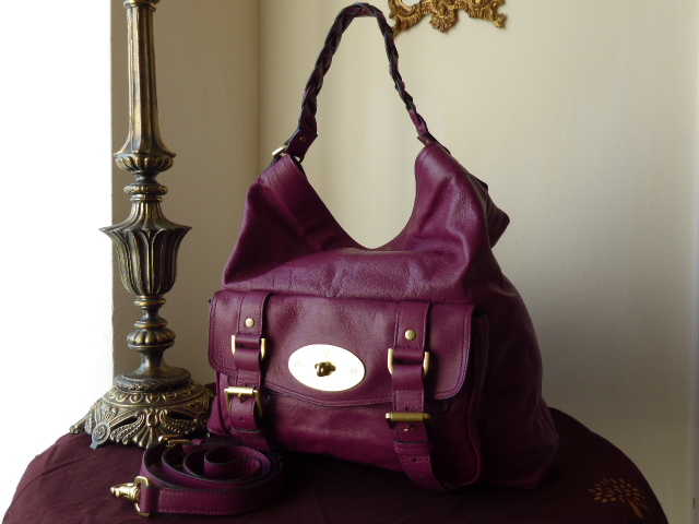 Mulberry Alexa Hobo in Plum Soft Buffalo Leather - SOLD