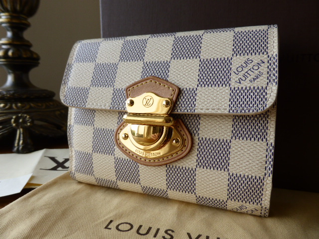 Louis Vuitton Joey Wallet in Damier Azur - SOLD