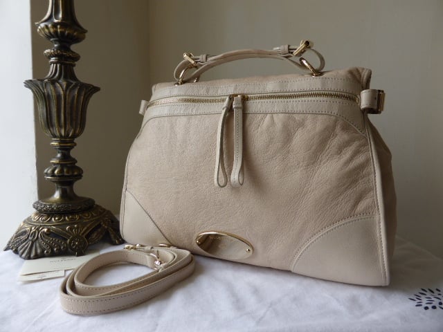 Mulberry Taylor Satchel in Marshmallow Soft Matte Leather 
