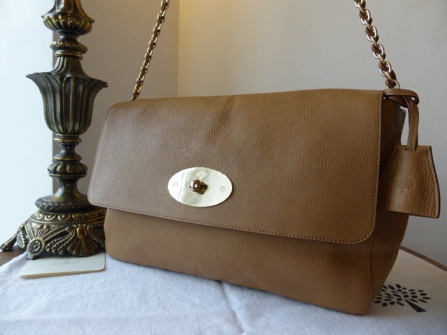 Mulberry Large Lily in Deer Brown Grainy Print Leather - SOLD