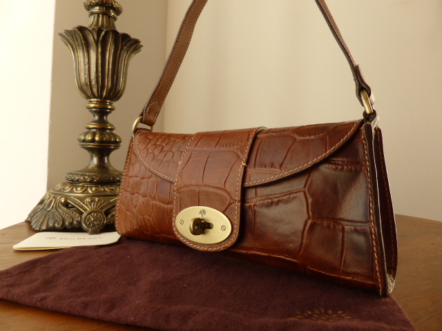 Mulberry Zinia in Oak Printed Vegetable Tanned Leather - SOLD