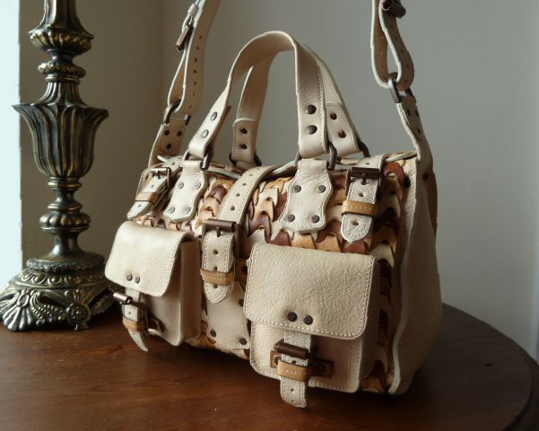 Mulberry Rosemary in Trio of Woven Rio Leather - SOLD