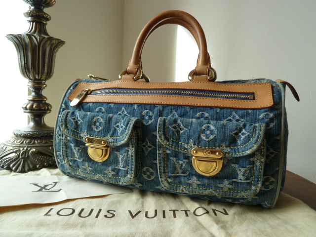 Louis Vuitton Blue Denim Neo Speedy - SOLD