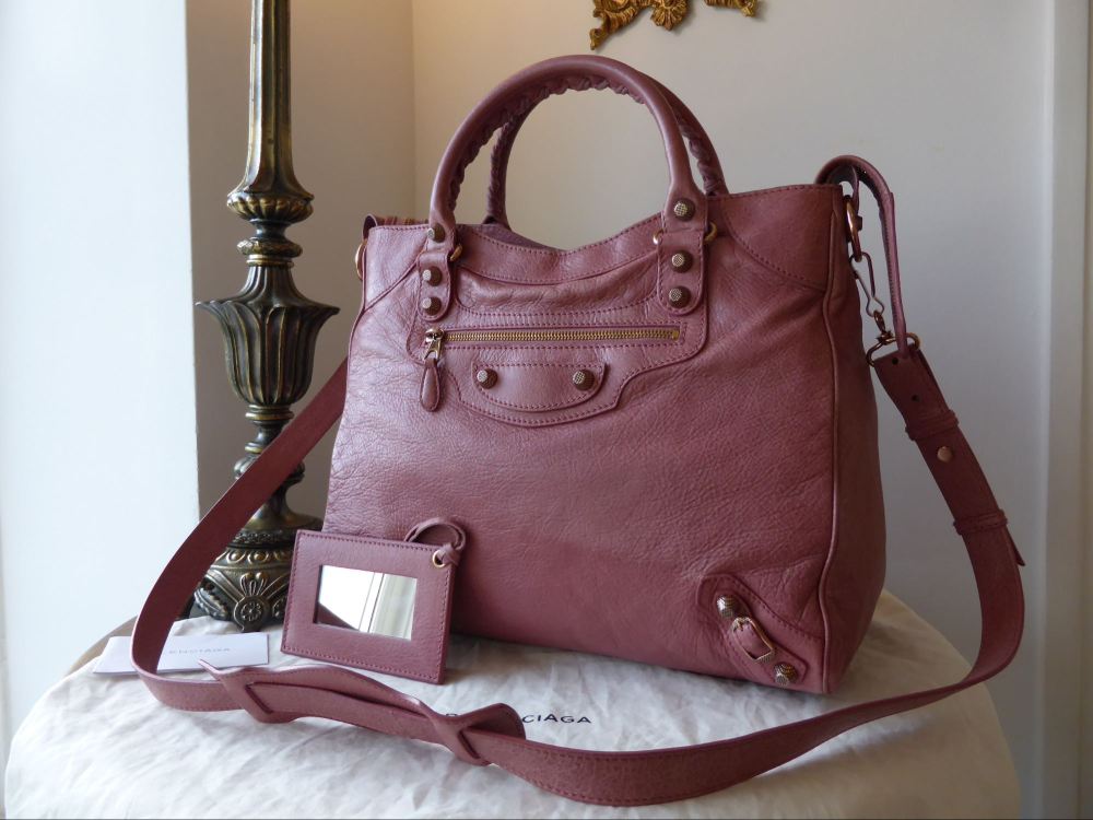 Balenciaga Velo in Rose Bruyere with Giant 12 Rose Gold Hardware - SOLD