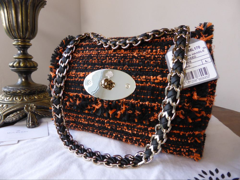 Mulberry Cecily in Flame Exotic Tweed -SOLD