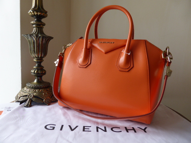 Givenchy Antigona in Orange Leather - SOLD