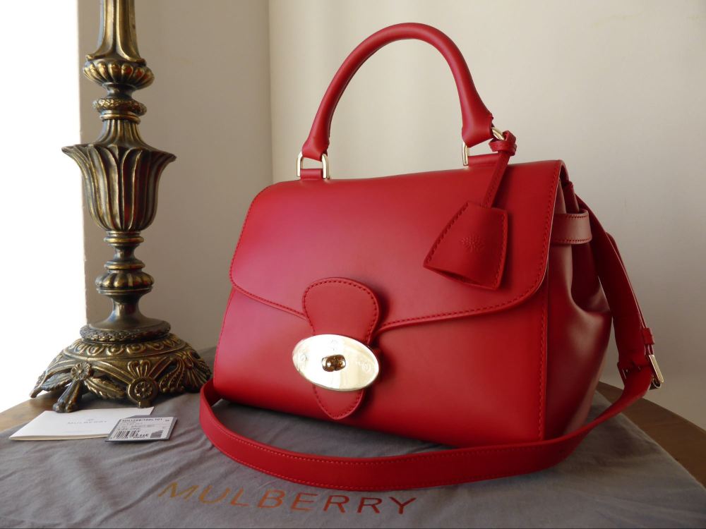 Mulberry Primrose in Bright Red Polished Calf - SOLD