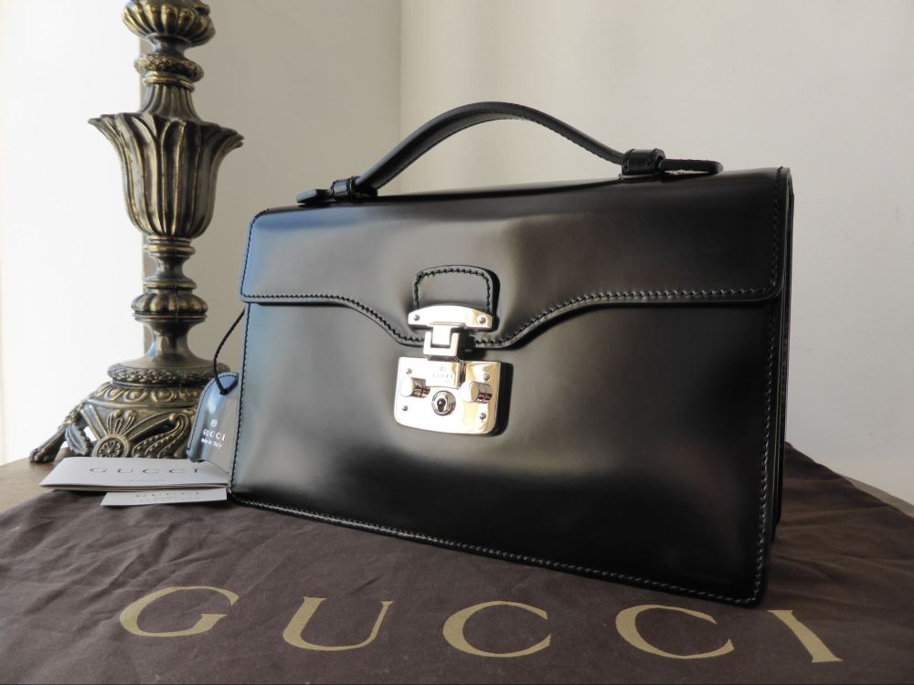 Gucci Lady Lock Top Handle in Black - SOLD