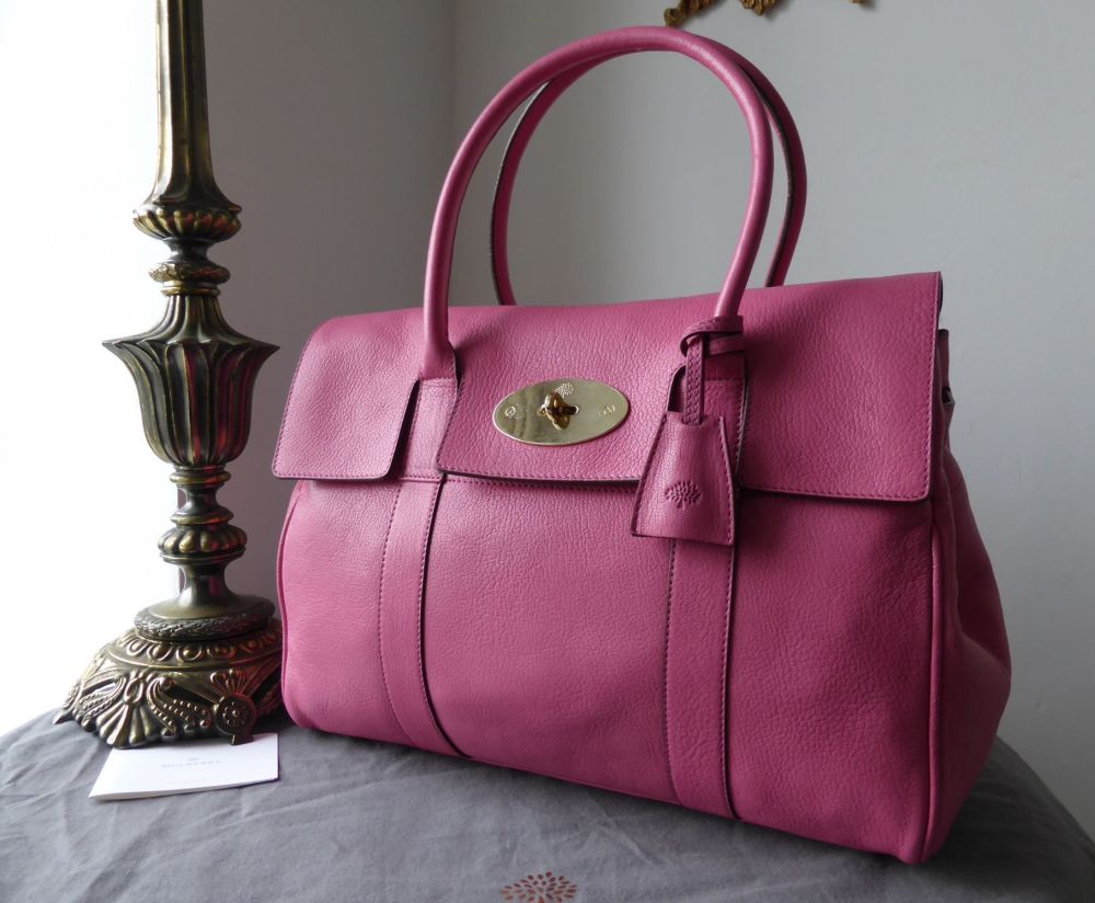 Mulberry Bayswater in Raspberry Glossy Goat Leather - SOLD