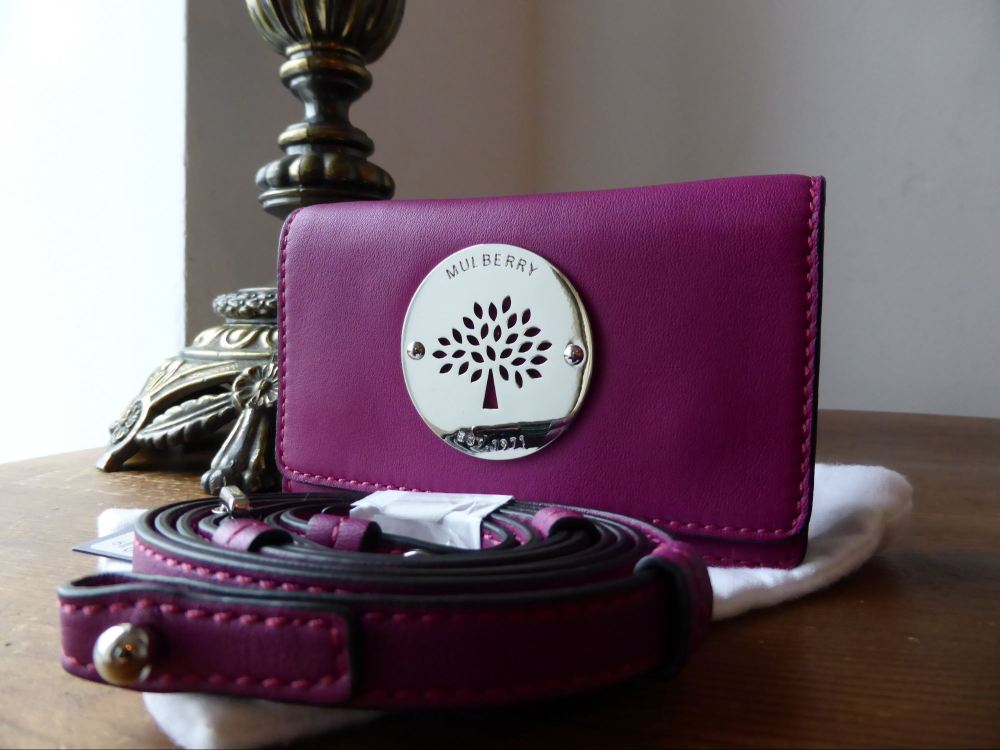 Mulberry Daria Mini Messenger for iPhone in Forest Fruits Soft Nappa - SOLD