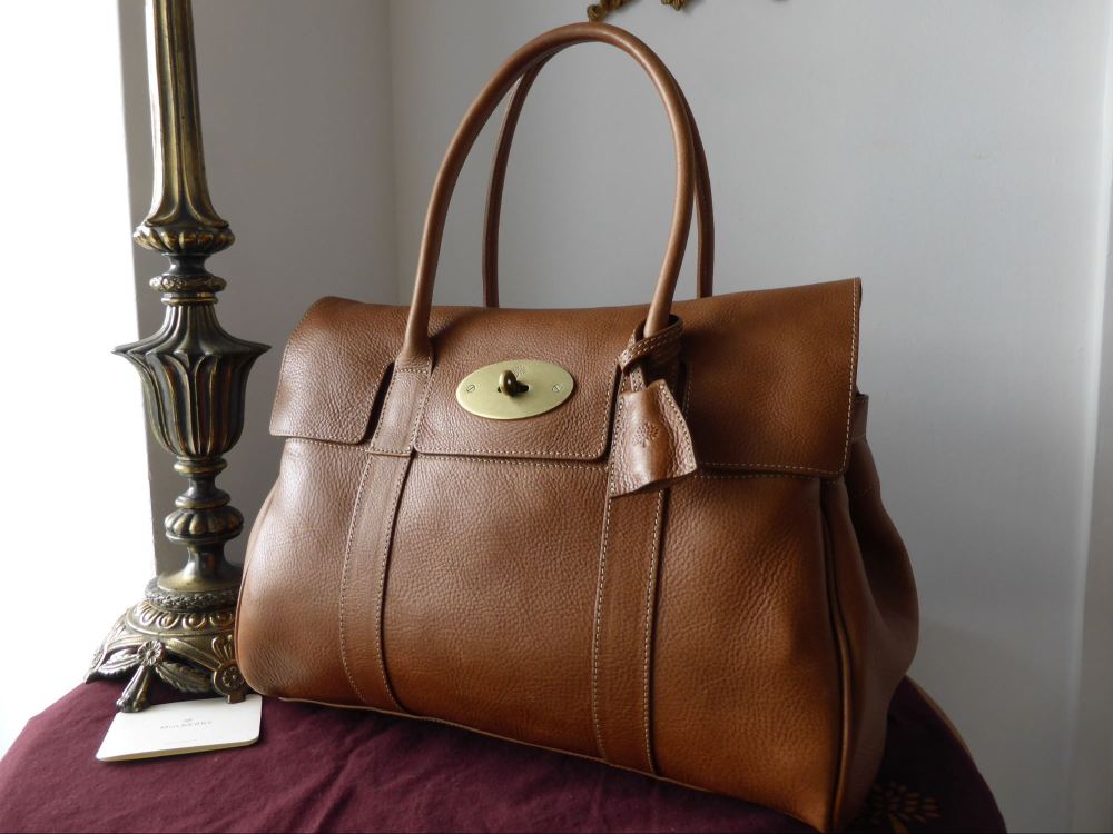 Mulberry Bayswater in Oak Natural Leather with Brass Hardware - SOLD