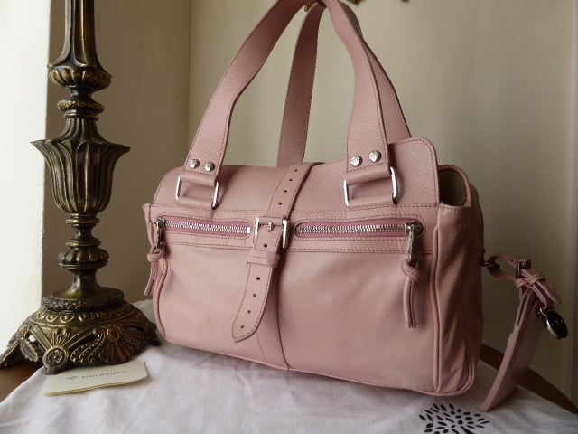 Mulberry Mabel (Medium) in Rose Pink Nappa Leather 