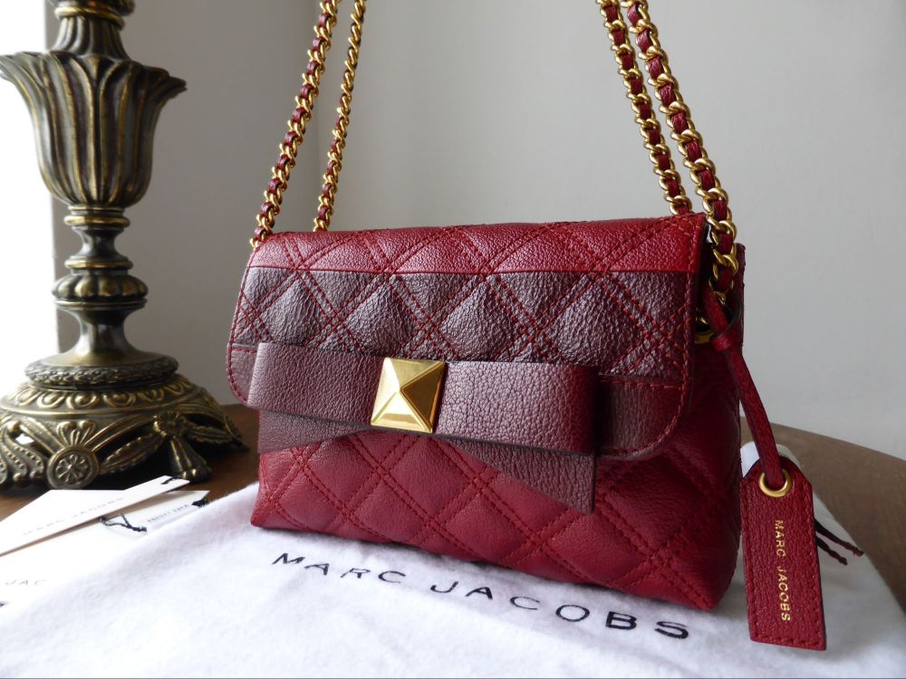 Marc Jacobs Small 'The New Single' in Red Quilted Grainy Calfskin - SOLD