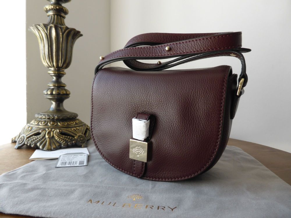 Mulberry Tessie 'Mini' Satchel in Oxblood Soft Small Grain Leather - SOLD