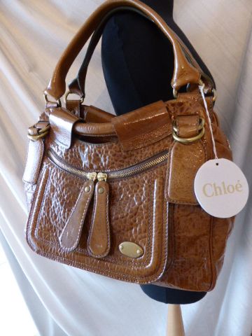 Chloe Large Bay Bag in Patent Lambskin - SOLD