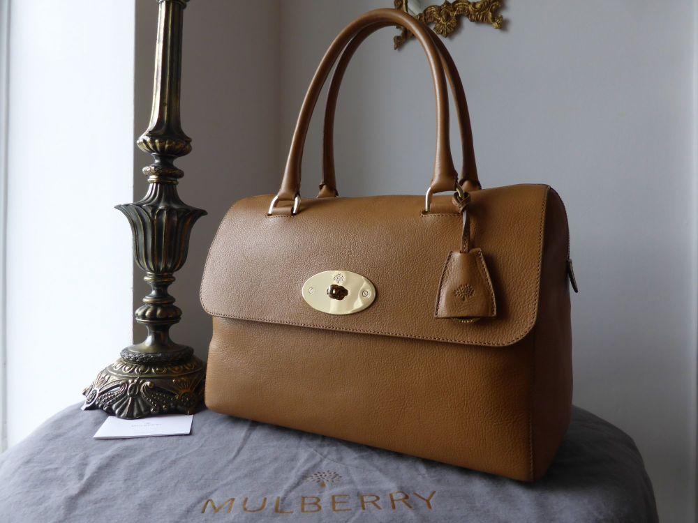 Mulberry Del Rey (Long Handled) in Deer Brown Grainy Print Leather - SOLD