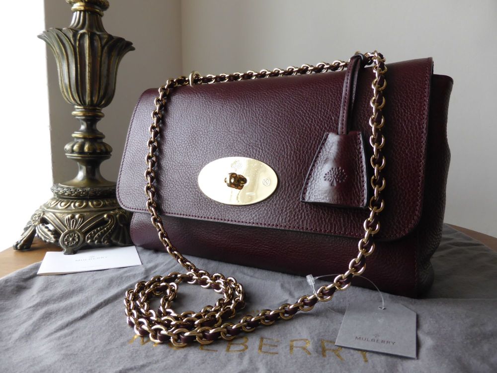 Mulberry Lily Medium in Oxblood Natural Leather - SOLD