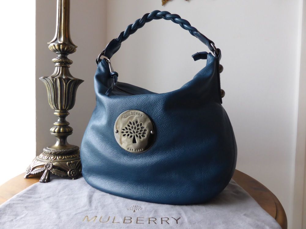 Mulberry Medium Daria Hobo in Petrol Soft Spongy Leather - SOLD