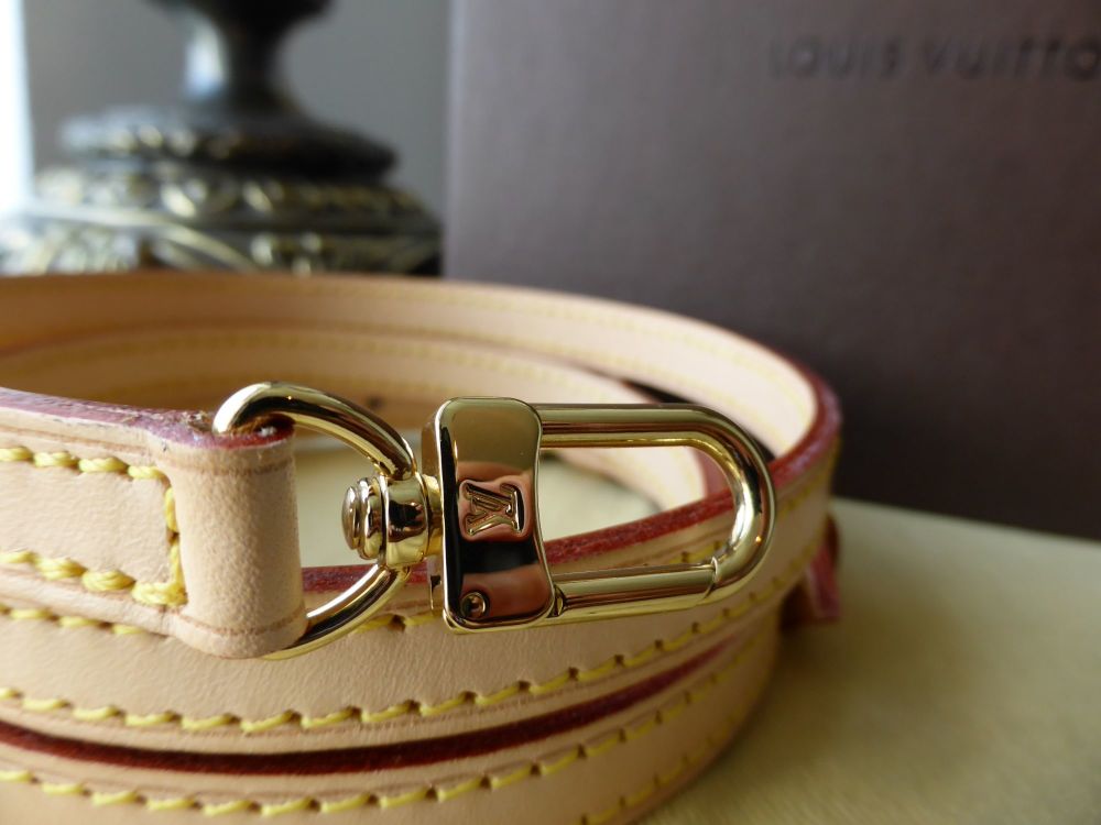 Louis Vuitton Vachetta Leather Pochette Accessories Strap - Yoogi's Closet