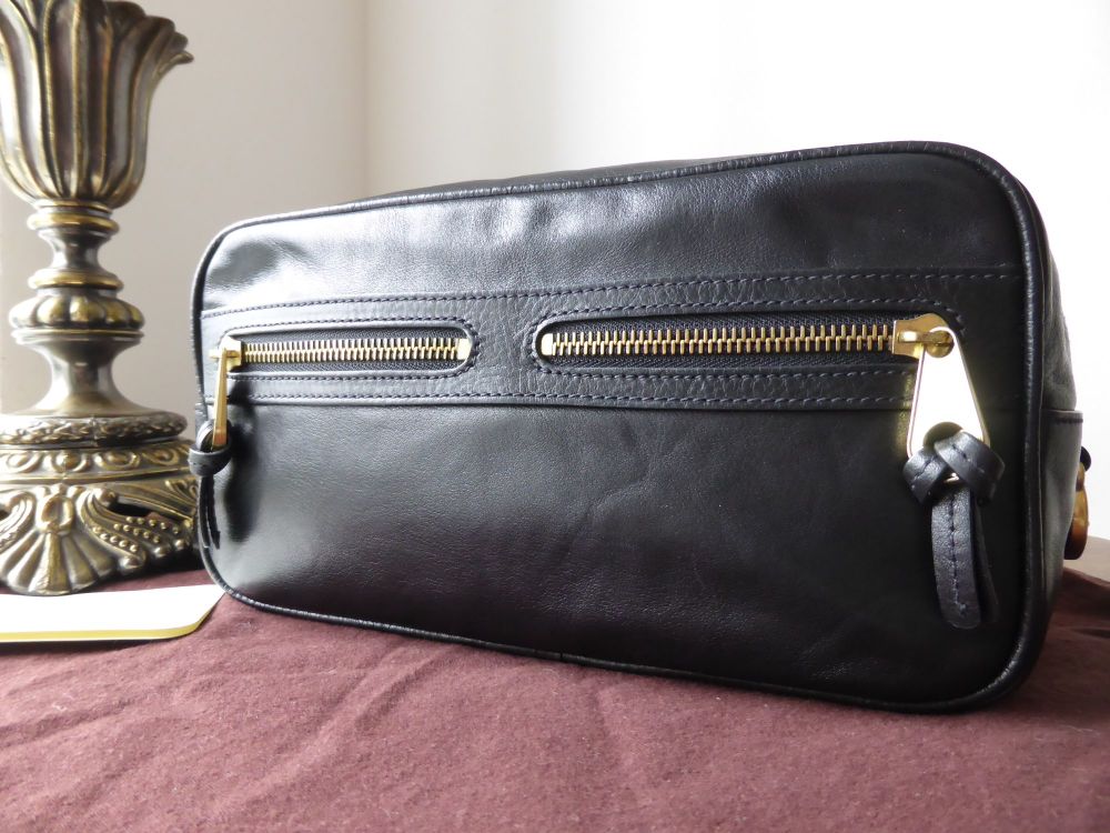 Mulberry Mabel Washbag in Black Refined Grain Leather - SOLD
