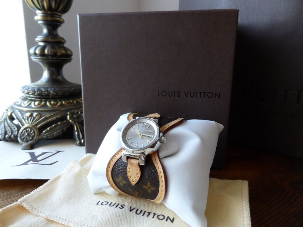 Louis Vuitton Ladies Tambour Monogram Quartz Watch - SOLD