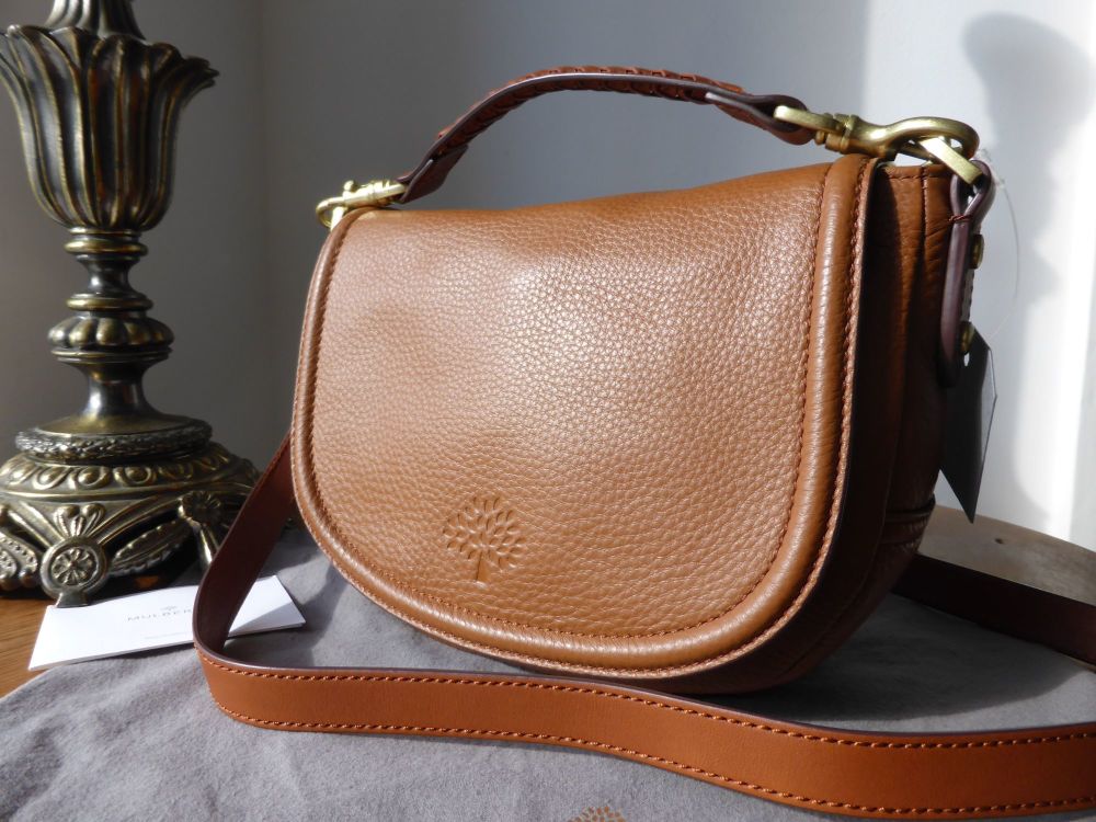 Mulberry Small Effie Satchel in Oak Spongy Pebbled Leather - SOLD