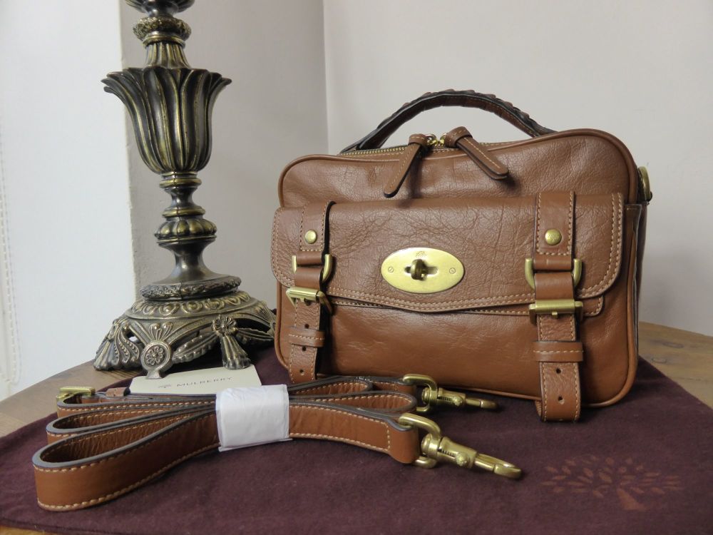 Mulberry Postmans Camera in Oak Soft Buffalo Leather - SOLD