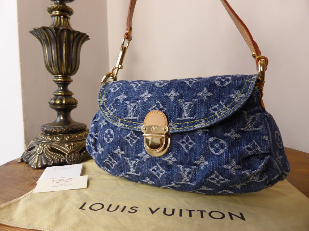 Louis Vuitton Monogram Denim Pleaty Blue