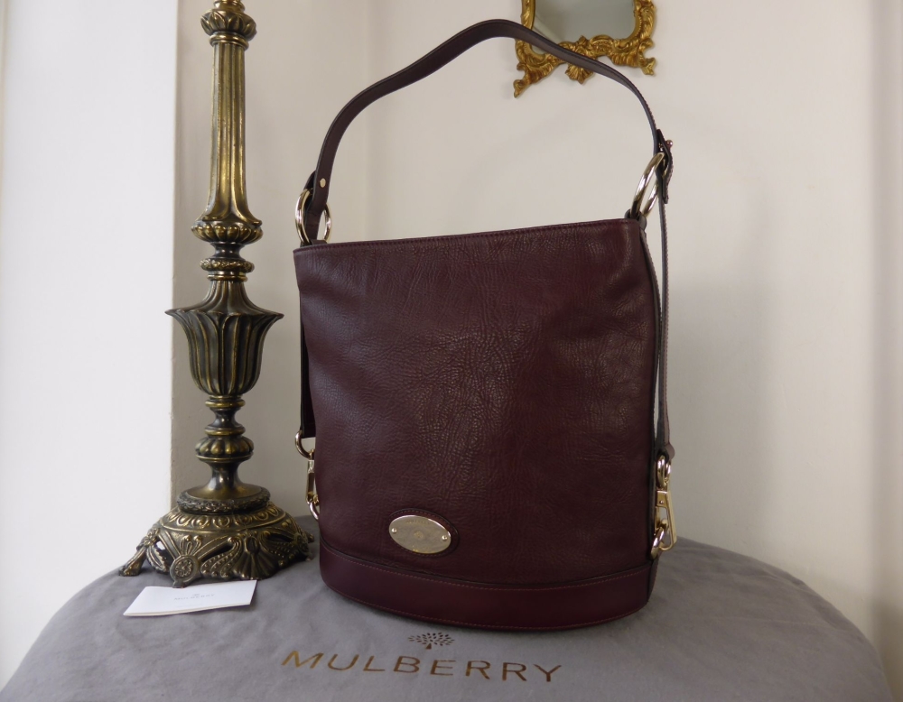 Mulberry Jamie (Medium) in Oxblood Washed Calf 