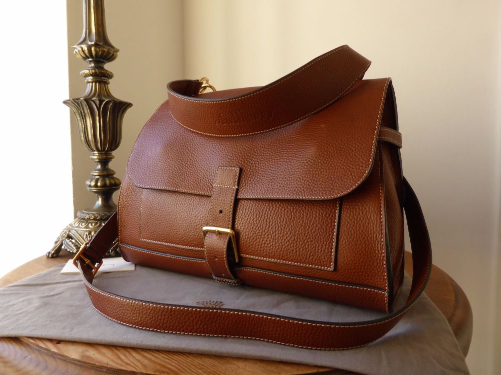 Mulberry Chiltern Satchel in Oak Grain Vegetable Tanned Leather - SOLD
